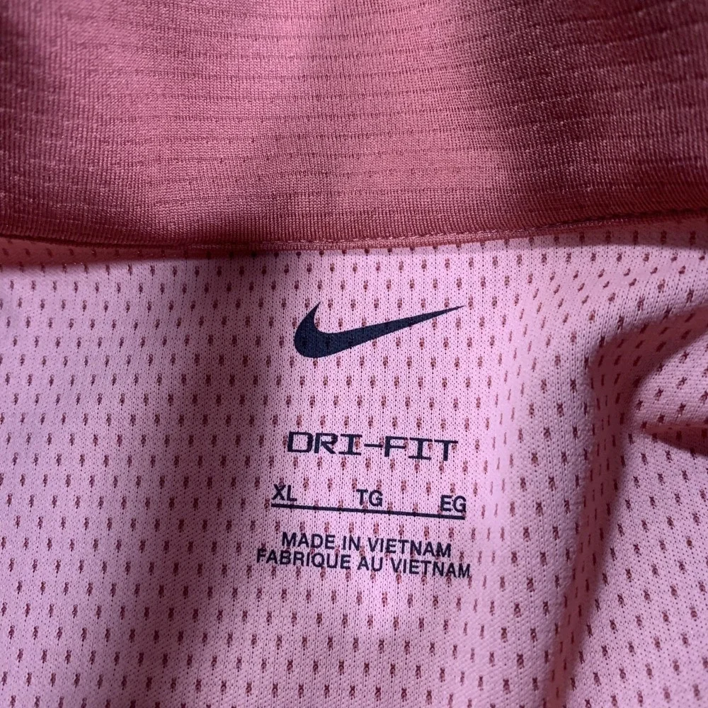 Nike Pullover Womens Extra Large Burgundy 1/4 Zip Casual Golf
